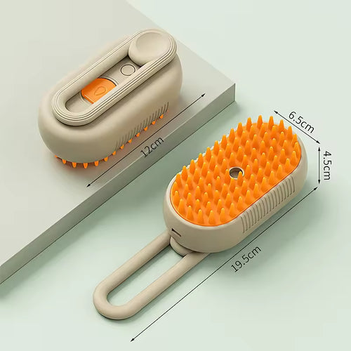 Cepillo para mascotas con vapor