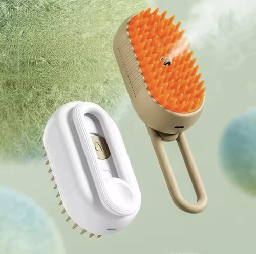 Cepillo para mascotas con vapor